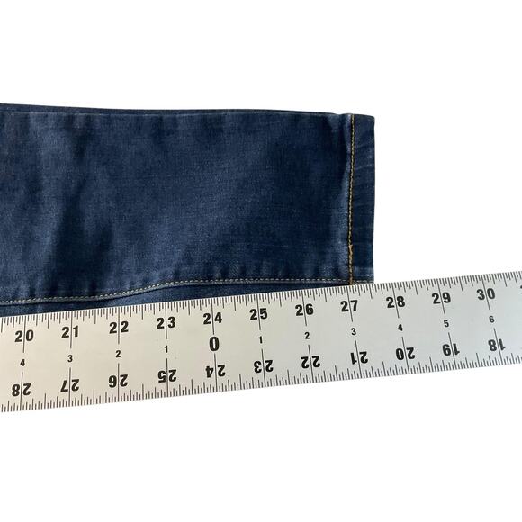 Thyme Maternity Jeans Womens 30 Blue Stretch Over Belly Panel Skinny Jeggings - Picture 6 of 9